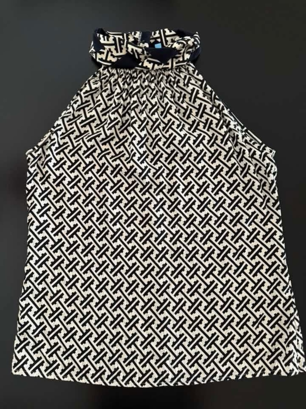 Antonio Melani Geometric Halter Top Size L